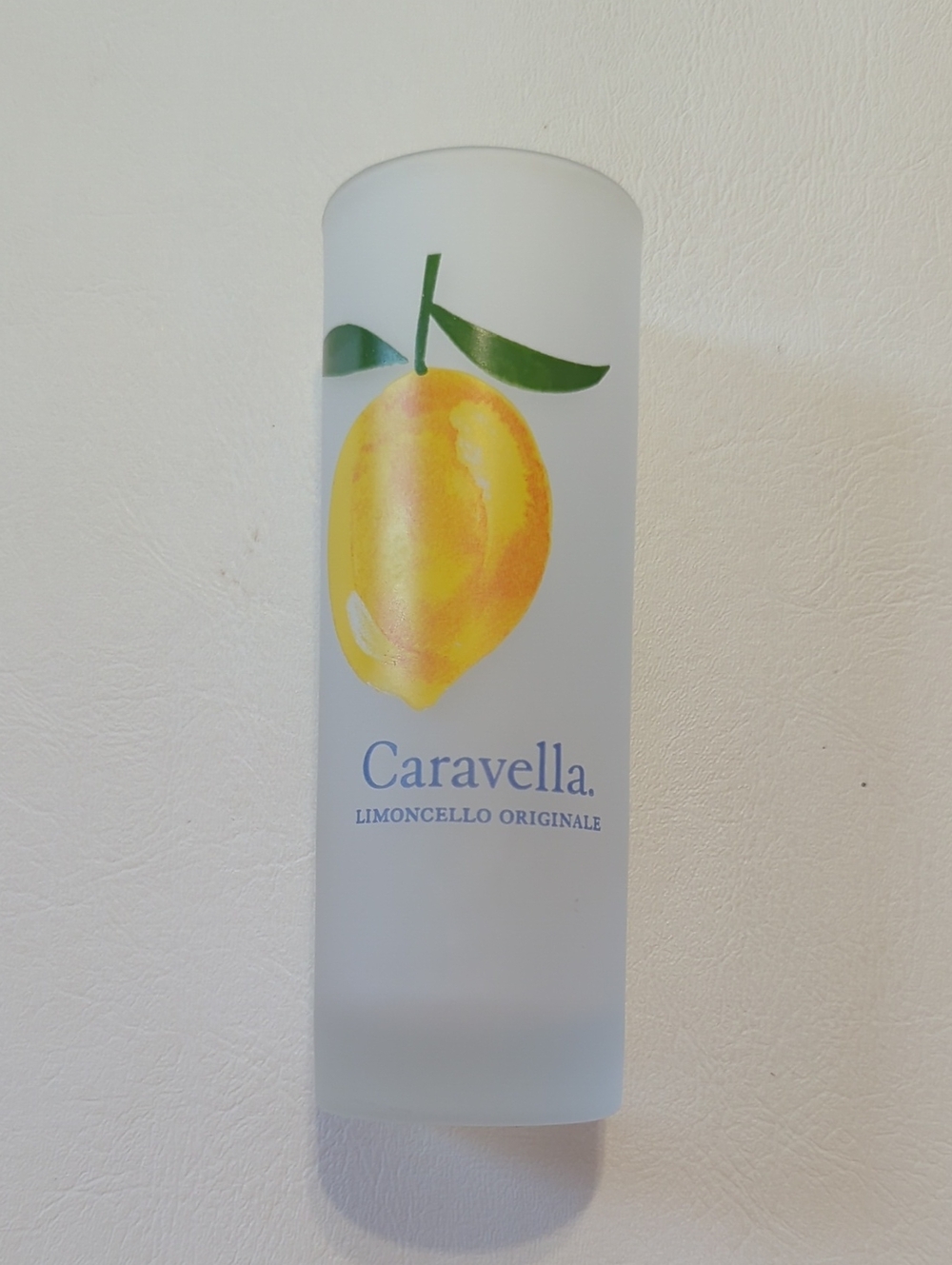 Caravella Tall Glass Thick Glass Caravella Limoncello Originale Cup
